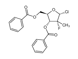 ((2R,3R,4R,5R)-3-(benzoyloxy)-5-chloro-4-fluoro-4-methyltetrahydrofuran-2-yl)methyl benzoate 1199809-23-8