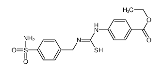 ethyl 4-[(4-sulfamoylphenyl)methylcarbamothioylamino]benzoate 6167-62-0