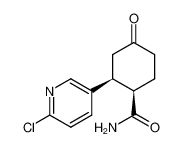 371247-47-1 (2S,1R)-2-(6-chloro(3-pyridyl))-4-oxocyclohexanecarboxamide