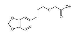 86808-79-9 2-[3-(1,3-benzodioxol-5-yl)propylsulfanyl]acetic acid