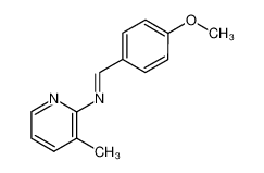 36952-41-7 (4-methoxy-benzylidene)-(3-methyl-pyridin-2-yl)-amine