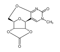 97416-18-7 4,5'-anhydro-1-methyl-5-(2',3'-O-carbonyl-β-D-ribofuranosyl)uracil