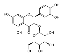 (2S,3S)-2-(3,4-dihydroxyphenyl)-5,7-dihydroxy-3-[(2S,3R,4S,5S,6R)-3,4,5-trihydroxy-6-(hydroxymethyl)oxan-2-yl]oxy-2,3-dihydrochromen-4-one 129212-92-6