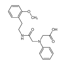 [(2-{[2-(2-Methoxyphenyl)ethyl]amino}-2-oxoethyl)-(phenyl)amino]acetic acid