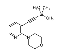 4-(3-三甲基甲硅烷乙炔-2-吡啶)-吗啉