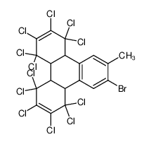 182675-63-4 spectrum, 10-Bromo-1,1,2,3,4,4,5,5,6,7,8,8-dodecachloro-11-methyl-1,4,4a,4b,5,8,8a,12b-octahydro-triphenylene