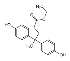 ethyl 4,4-bis(4-hydroxyphenyl)pentanoate