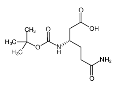 (3S)-6-amino-3-[(2-methylpropan-2-yl)oxycarbonylamino]-6-oxohexanoic acid 336182-06-0