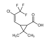 3-(2-氯-3,3,3-三氟-1-丙烯基)-2,2-二甲基环丙烷羧酸
