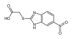 2-[(6-nitro-1H-benzimidazol-2-yl)sulfanyl]acetic acid 19951-24-7