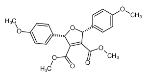 90522-27-3 dimethyl (2R,5S)-2,5-bis(4-methoxyphenyl)-2,5-dihydrofuran-3,4-dicarboxylate