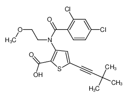 1309853-22-2 structure, C21H21Cl2NO4S