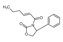 (4R)-3-hex-2-enoyl-4-phenyl-1,3-oxazolidin-2-one 264626-03-1