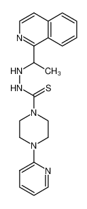 87555-62-2 structure, C21H24N6S