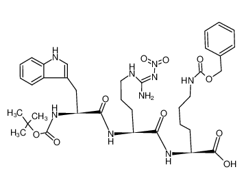 Boc-Trp-Arg(NO2)-Lys(Z)-OH 100102-96-3