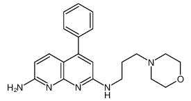 55242-95-0 2-N-(3-morpholin-4-ylpropyl)-4-phenyl-1,8-naphthyridine-2,7-diamine