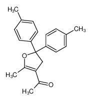 135507-95-8 3-acetyl-2-methyl-5,5-bis(4-methylphenyl)-4,5-dihydrofuran