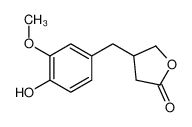 84755-40-8 spectrum, 4-[(4-hydroxy-3-methoxyphenyl)methyl]oxolan-2-one