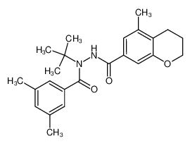 143807-66-3 2’-叔丁基-5-甲基-2’-(3,5-二甲基苯甲酰基)色满-6-甲酰肼