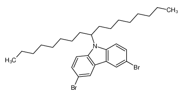 N-9-heptadecanyl-3,6-dibromocarbazole 1268491-06-0