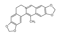 38763-29-0 structure, C20H16NO4+