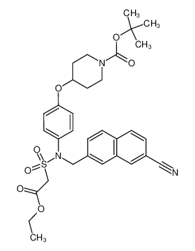 290332-76-2 structure, C32H37N3O7S