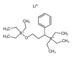 62483-57-2 structure, C21H40B2LiO-