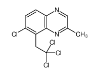 7-chloro-2-methyl-8-(2,2,2-trichloroethyl)quinoxaline 919994-73-3