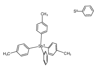 84786-44-7 tri(p-tolyl)phenylantimony phenylmercaptide