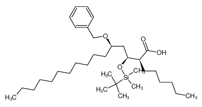 1026400-12-3 (2S,3S,5R)-5-(benzyloxy)-3-((tert-butyldimethylsilyl)oxy)-2-hexylhexadecanoic acid