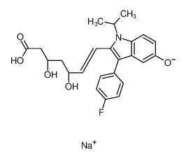 150767-71-8 structure, C24H25FNNaO5