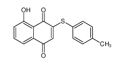 68963-21-3 spectrum, 3-(p-tolylthio)juglone