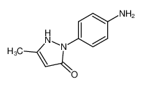 2-(4-amino-phenyl)-5-methyl-1,2-dihydro-pyrazol-3-one 35564-39-7