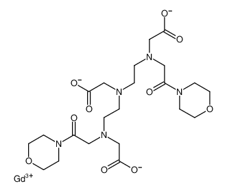 2-[bis[2-[carboxylatomethyl-(2-morpholin-4-yl-2-oxoethyl)amino]ethyl]amino]acetate,gadolinium(3+) 117827-80-2