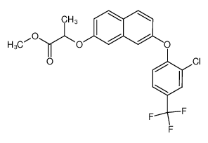 103055-25-0 structure, C21H16ClF3O4