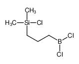 87766-43-6 structure, C5H12BCl3Si