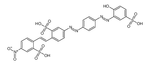 100346-10-9 structure, C26H19N5O12S3