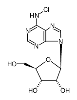 64344-19-0 structure, C10H12ClN5O4