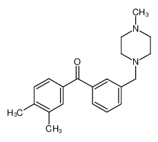 (3,4-dimethylphenyl)-[3-[(4-methylpiperazin-1-yl)methyl]phenyl]methanone 898788-80-2