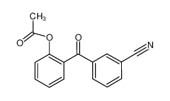 [2-(3-cyanobenzoyl)phenyl] acetate 890099-31-7