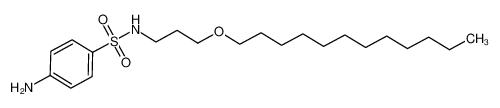 4-amino-N-(3-dodecoxypropyl)benzenesulfonamide 6277-31-2