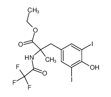 7373-66-2 spectrum, N-Trifluor-acetyl-4-hydroxy-3,5-diiod-α-methyl-phenylalanin-aethylester