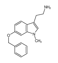 2-(1-methyl-6-phenylmethoxyindol-3-yl)ethanamine 61675-21-6