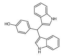 3,3'-((4-hydroxyphenyl)methylene)bis(1H-indole)
