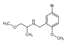 N-[(5-bromo-2-methoxyphenyl)methyl]-1-methoxypropan-2-amine 355383-43-6