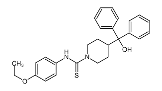 N-(4-ethoxyphenyl)-4-[hydroxy(diphenyl)methyl]piperidine-1-carbothioamide 443292-81-7