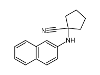 1-(naphthalen-2-ylamino)cyclopentane-1-carbonitrile 6636-87-9