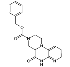 5-oxo-1,2,4,4a,5,6-hexahydro-pyrazino[1,2-a]pyrido[2,3-e]pyrazin-3-carboxylic acid benzyl ester