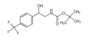 [2-羟基-2-(4-三氟甲基-苯基)-乙基]-氨基甲酸叔丁酯