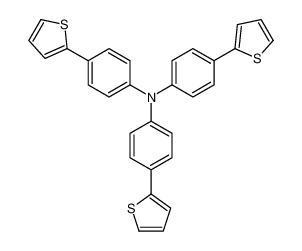 4-thiophen-2-yl-N,N-bis(4-thiophen-2-ylphenyl)aniline 142807-63-4